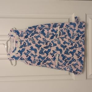 Lilly Pulitzer girls dress size 6 dog print